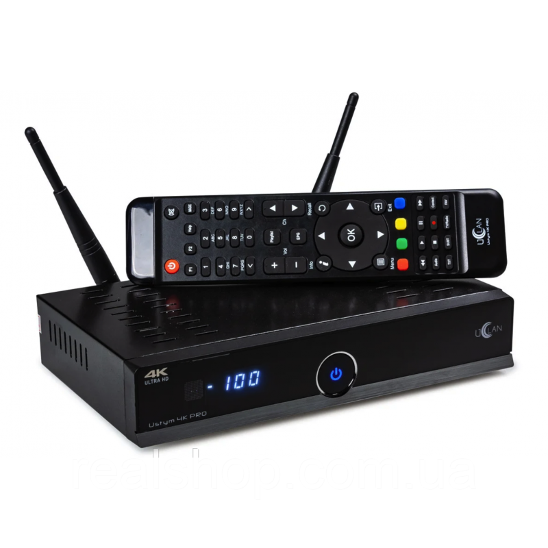 UClan Ustym 4K PRO TWIN S2X UHD ресивер + безплатна прошивка! Гарантія 12 місяців!