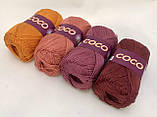 Пряжа бавовняна Vita Cotton Coco, Color No.4323 світло-блакитний, фото 6