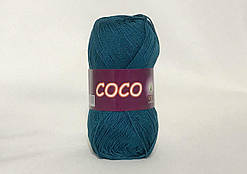 Пряжа бавовняна Vita Cotton Coco, Color No.4323 світло-блакитний