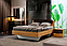 Ліжко півтораспальне з м'яким узголів'ям з ЛДСП Асті (без каркаса і матраца) MiroMark, фото 2