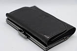 Жіночий шкіряний гаманець Wanlima 50040270473a3 Black, фото 3