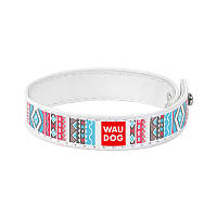 Браслет WAUDOG Design Етно шкіра Білий 004615 (4823089312620)