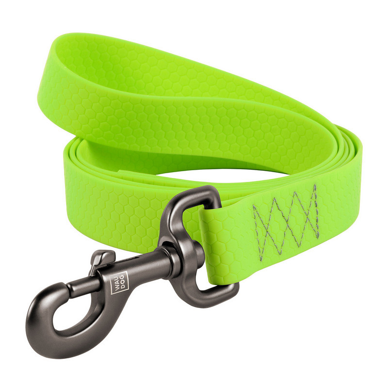 Повідець WAUDOG Waterproof COLLARTEX водостійкий салатовий 27315 (4823089314068)