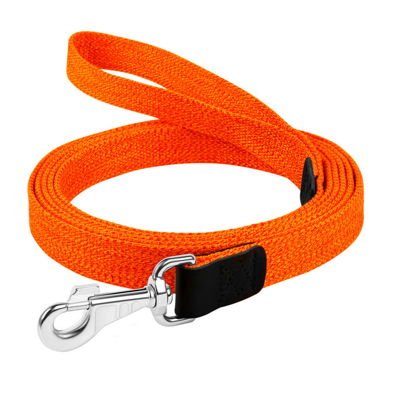 Повідець CoLLaR брезент жовтогарячий х/б тасьма 03414 (4823089303369)