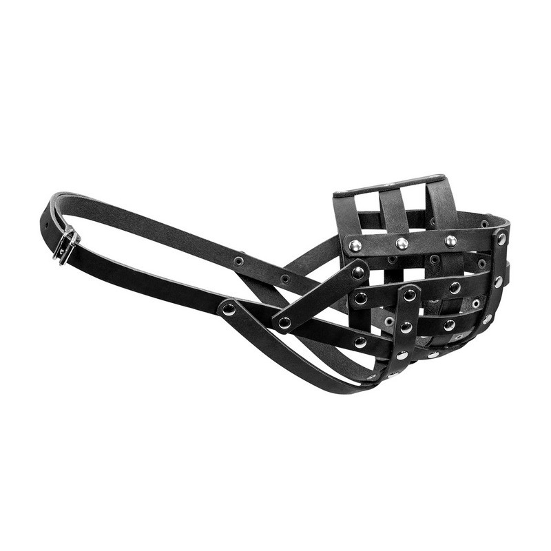 Намордник CoLLaR шкіра чорний м'який No4 06311 (4820082491383)