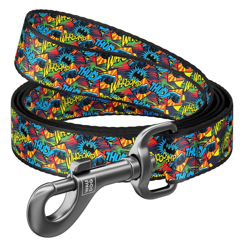 Повідець WAUDOG Nylon Бетмен Яскравий нейлон різнобарвний 0120-2003 (4823089326818)