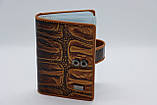 Візитниця шкіряна Wanlima 81082340457b1 Coffee, фото 5