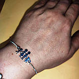 Сріблястий браслет "Сімейка" від студії LadyStyle.Biz, фото 9