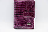 Візитниця шкіряна Wanlima 62081170457b1 Purple, фото 3