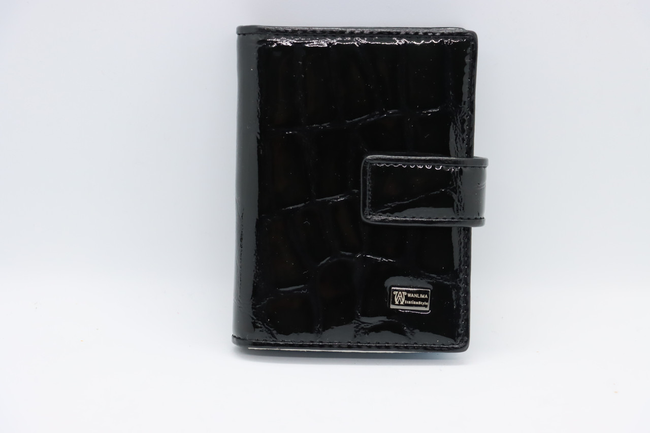 Шкіряна візитниця Wanlima 50080500457b1 Black
