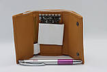 Жіноча шкіряна ключниця Wanlima 81092670792b1 Light Coffee, фото 4