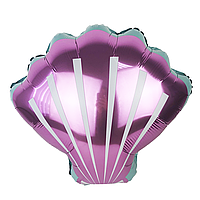 Фольгированный шар Ракушка розовая , 55 см