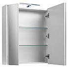 Дзеркальна шафа ЮВВІС у ванну кімнату 60 см ЕЛЬБА з підсвіткою, фото 3