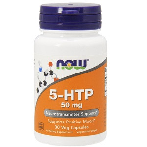 Амінокислота Now Foods 5-HTP 50 mg (30 капсул.)
