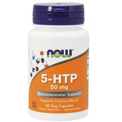 Амінокислота Now Foods 5-HTP 50 mg (30 капсул.)