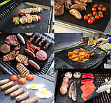 Килимок для гриля BBQ grill sheet (портативний, антипригарний), фото 10