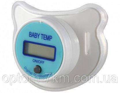 Детский электронный цифровой термометр соска для детей BABY TEMP NJ-347 G - фото 2 - id-p1326792493