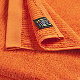 Якісний махровий рушник із гребінної бавовни. Жовте, фото 4