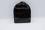 Жіночий шкіряний гаманець Wanlima 500436341 Black/Gray, фото 3