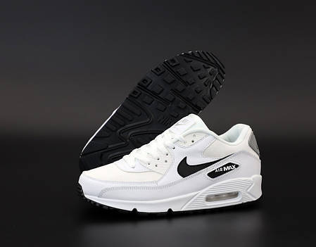 Чоловічі кросівки Nike Air Max 90VT білі. ТОП репліка ААА класу., фото 2