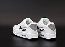 Чоловічі кросівки Nike Air Max 90VT білі. ТОП репліка ААА класу., фото 3