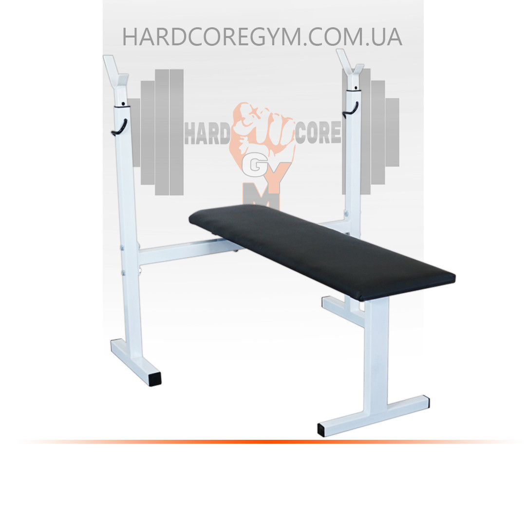 Скамья для жима со стойками - Белая (ID#728383999), цена: 2330 ...