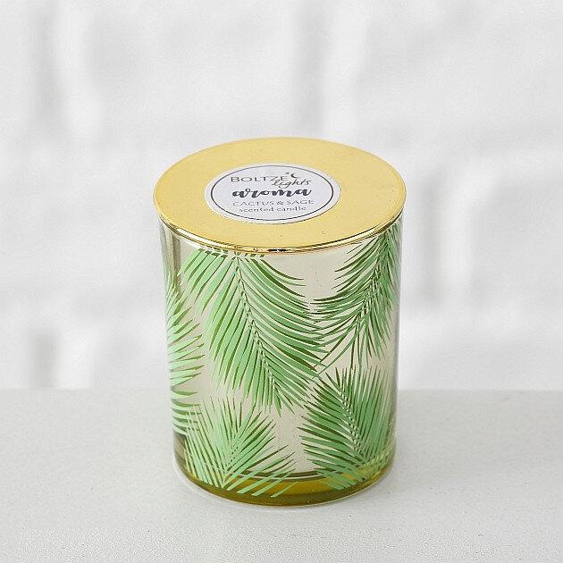 Свічка ароматизована золоте скло h7.5 d6см Гранд Презент 1009923, фото 1