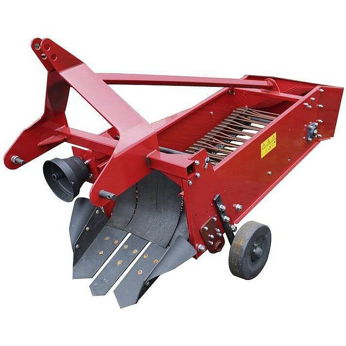 Однорядна транспортерна картоплекопалка Віракс тракторна з боковим викидом картоплі (косозуба конічна передача), фото 1