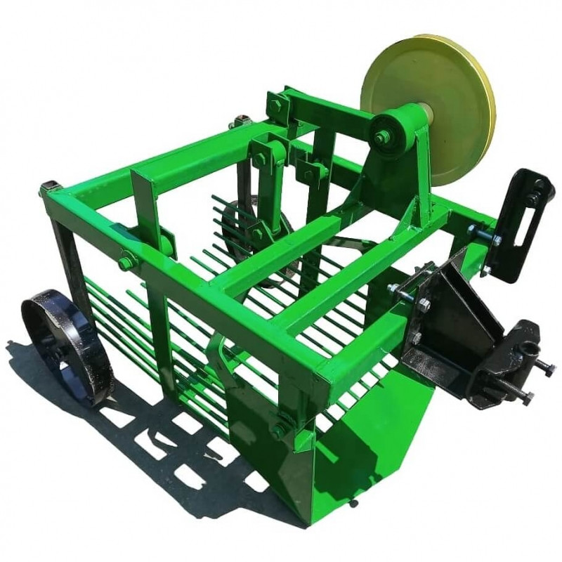 Грохітна копалка картоплі до мотоблока однорядна КВМ-44 (лівий привод), фото 1