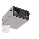 Припливно-витяжна установка з рекуперацією тепла Вентс ВУЄ 100 П міні, 106 м3/год, гарантія 2 роки