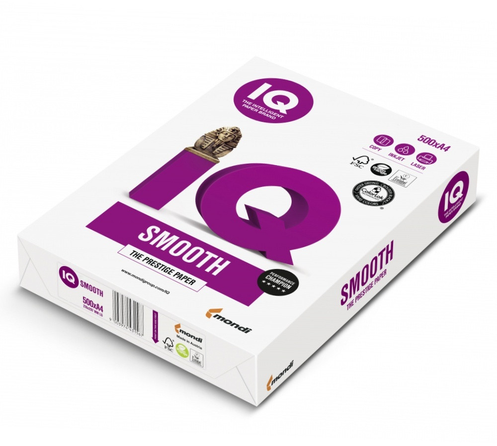 Папір А4 "IQ Smooth" 300г./кв. м. 150 аркушів, фото 1
