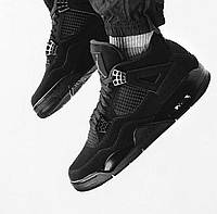 Мужские баскетбольные кроссовки Air Jordan Retro 4 Black Cat