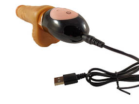 Фалоімітатор з Вібрацією і Обертанням Samson Вібратор USB, фото 6