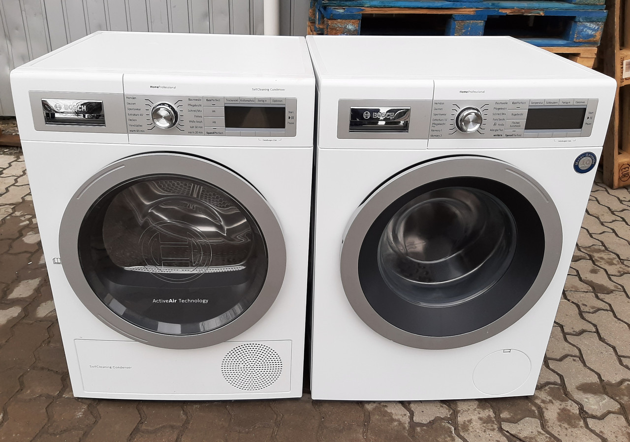 Комплект пральна і сушильна машина Бош Bosch на 8кг А+++ 1400 об Bosch WAY2854D Бош WTY88700