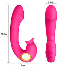 Вібратор G-Spot з Клиторальным язичком Maig Utimi стимулятор клітора і точки g, фото 3