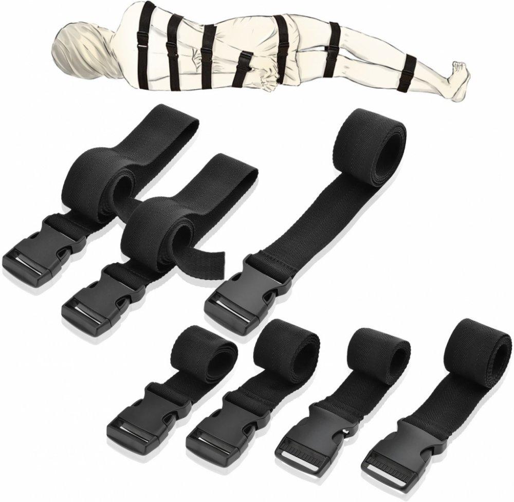 Набір з 7 ременів для зв'язування BDSM. Бондаж ремені для БДСМ. Садо-мазо атрибутика