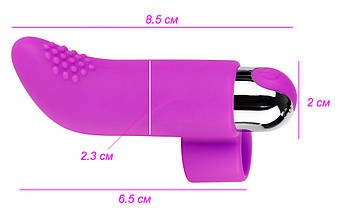 Вібратор для точки G на палець Love Touch з акумулятором USB, фото 3