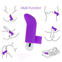Вібратор для точки G на палець Love Touch з акумулятором USB, фото 4