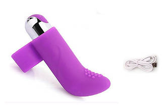 Вібратор для точки G на палець Love Touch з акумулятором USB, фото 6