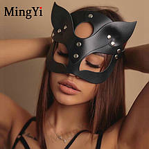 Маска кішки БДСМ WildCat. BDSM фетиш садо мазо атрибутика для рольових ігор, фото 6