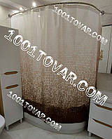 Тканинна шторка для ванної кімнати "Matrix" (матриця) Tropik, розмір 120х200 см., Туреччина