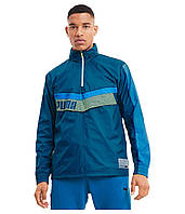 Спортивна куртка Puma Train Woven 1/2 Zip Jacket Digi Blue/Nrgy Blue/Fizzy Yellow, оригінал. Доставка від 14 днів