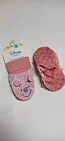 Дитячі шкарпетки-тапочки з тормазками для дівчинки трикотажні Disney Vinny 98/104