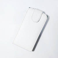 Чехол книжка Leather Case для Samsung S8530 white