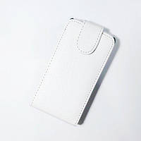Чехол книжка Leather Case для Sony Xperia Acro S LT26w white