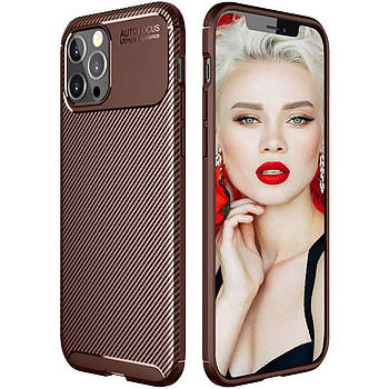 Чохол Carbon Case для Apple iPhone 12 Pro Max Brown