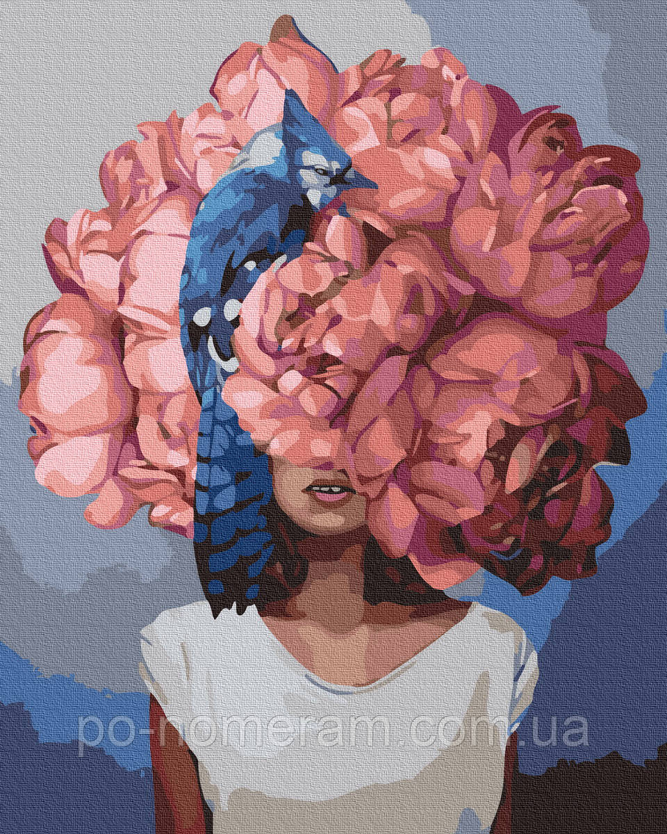 Акційна Малюнок по цифрам Півонії Емі Джадд (ATG0016) 40 х 50 см, фото 1