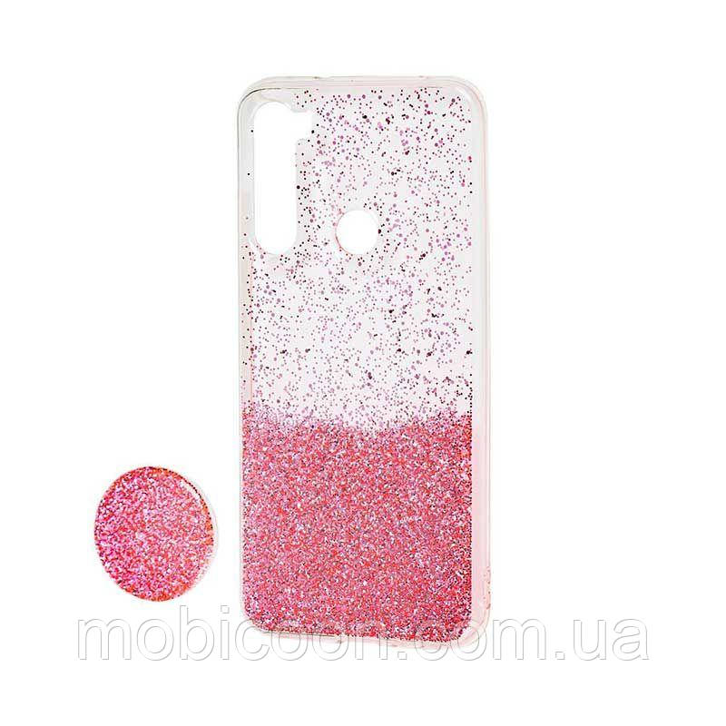 Чохол силіконовий Fashion popsoket для Samsung Galaxy A21 A215 pink, фото 1