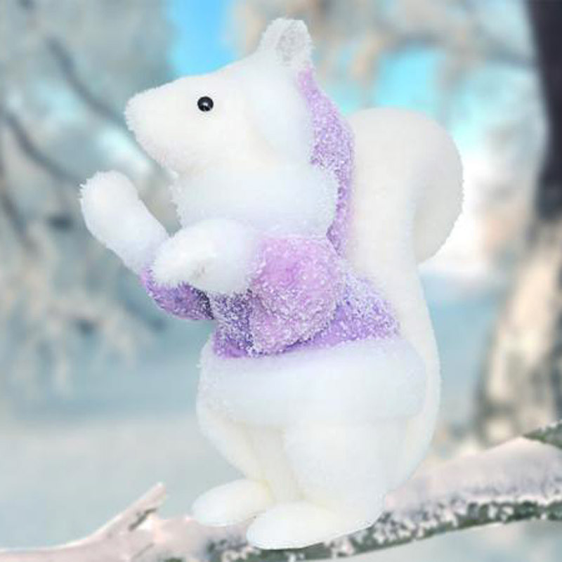 Фігурка наворічна Білочка, h-34 см, фото 1