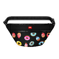 Сумка-бананка WAUDOG Textile Пончики для корму й аксесуарів 33х17х10 см 5696 (4823089328447)